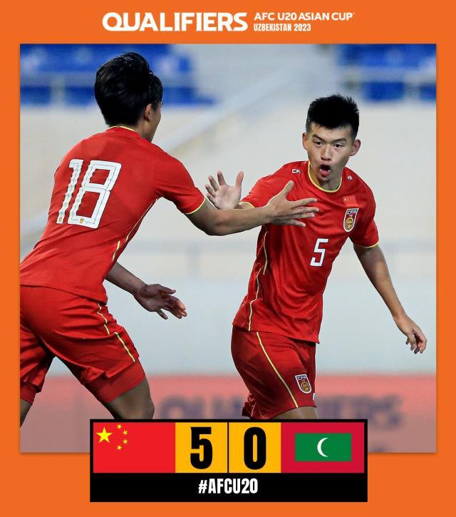 注册-【U20亚预赛】热合米图拉2球艾菲尔丁传射 国青5比0